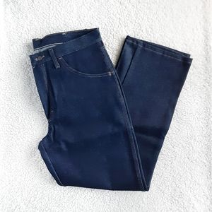 RUSTLER Regular Fit Bootcut Rigid Denim Work Jeans Size 34 × 29